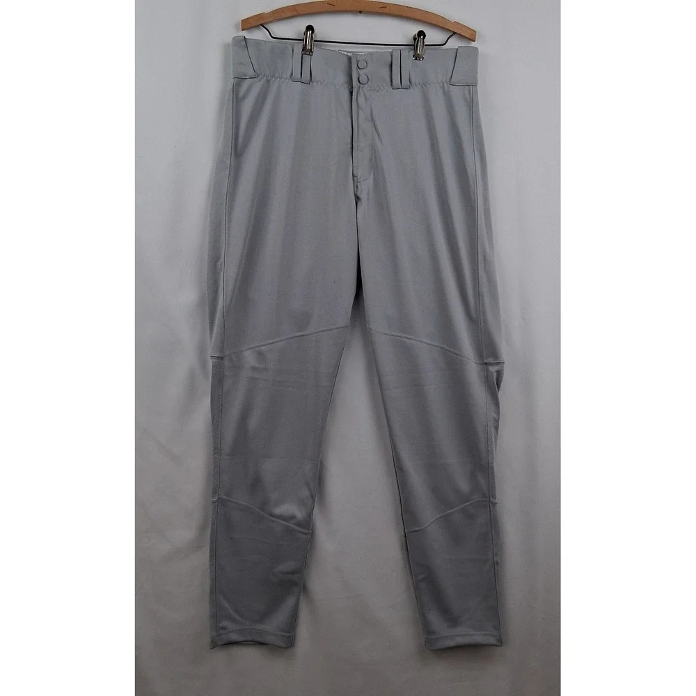 Baseball Tapered Pants Grey Adult Large DBB-SB100A-S01 Mens New - Picture 3 of 13